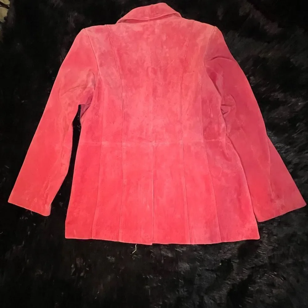 Dialogue Suede Jacket SZ M - Picture 11 of 11